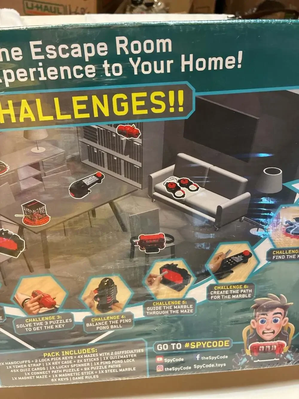 Spy Code Ultimate Operation Escape Room Board Game